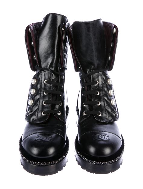 chanel combat boots sale|chanel combat boots women.